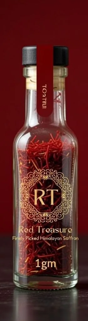 Red Treasure 1 gram saffron retail pack